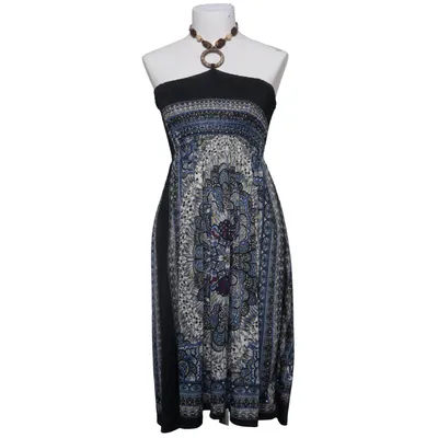 Robe dos-nu (Bleu, Noir, Multicolore) de Cosmoda Polyester