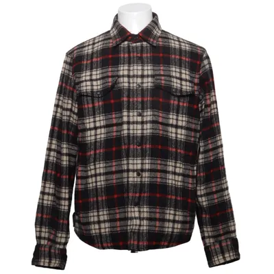 Flanellskjorta (Röd, Svart, Vit) från Aspesi Polyamid, Ull