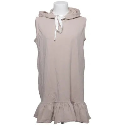 Capuchon jurk (Beige) van The Style Katoen, Elastaan, Polyester