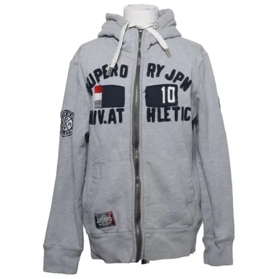 Huvtröja (Grå) från Superdry Bomull, Polyester