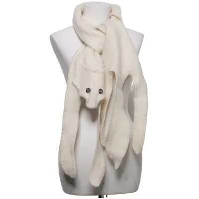 Scarf (White) from Lillunn Wool
