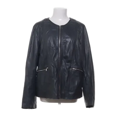 Läderjacka (Svart) från Violeta by Mango Skinn, Polyester