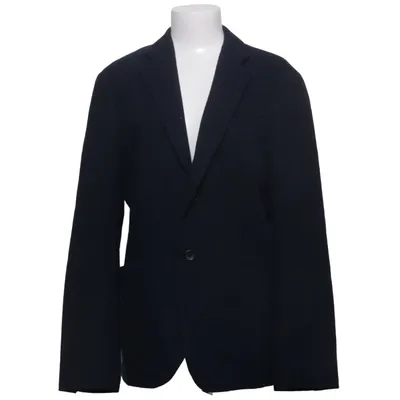 Kavaj (Blå) från Ines de la Fressange for Uniqlo Kupro, Polyamid, Polyester, Ull