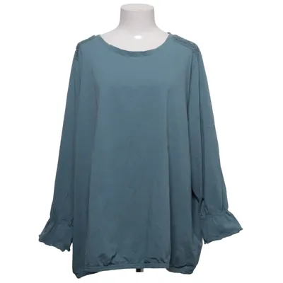 Top (Blue) from Ulla Popken Cotton, Elastane