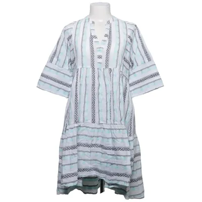 Jurk (Wit, Blauw, Meerkleurig) van Darling Harbour Katoen