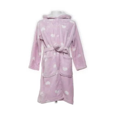 Bathrobe (Pink, White) from KappAhl Polyester