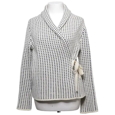 Omlottkofta (Blå, Vit) från Jumper Fabriken Ull