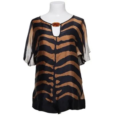 Kaftankjole (Sort, Brun, Hvid) fra Zara Woman Silke