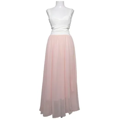 Aftonklänning (Vit, Rosa) från Flammode Bomull, Elastan, Polyester