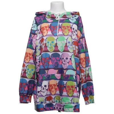 Hoodie (Multicolored) from Shein Curve Elastane, Polyester