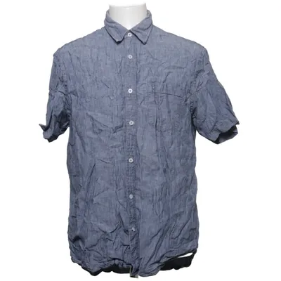 Korte mouwen shirt (Blauw) van Melka Linnen