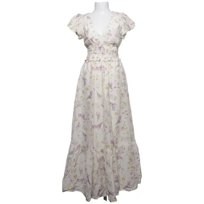 Robe longue (Violet, Jaune) de & Other Stories Viscose, Lyocell, Lin