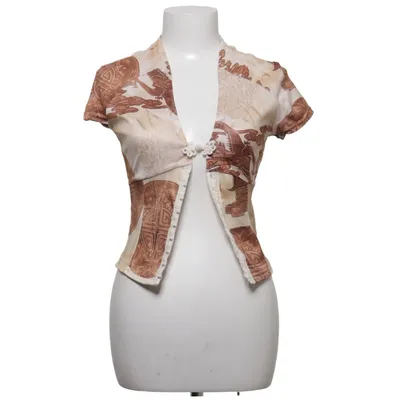 Wrap blouse (Beige, Brown) from Madonna