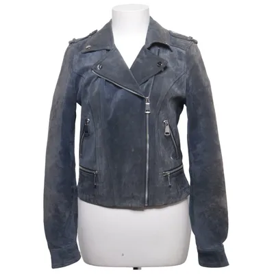 Bikerjakke (Grå) fra Vero Moda Læder, Polyester