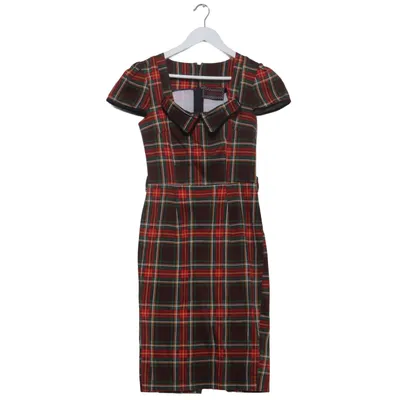 Dress (Red, Green, Brown) from Voodoo Vixen Cotton, Elastane