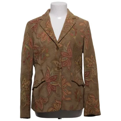 Blazer (Brown, Multicolored) from Oliver Grant Acetate, Cotton, Polyester