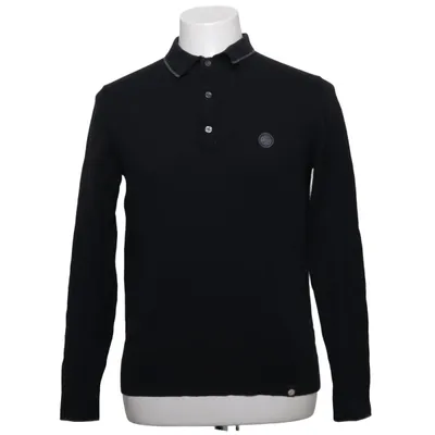 Rugby shirt (Zwart) van Pretty Green Katoen, Polyester, Wol