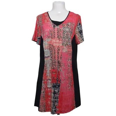Jurk (Zwart, Rood, Meerkleurig) van Ted Nicol Elastaan, Viscose