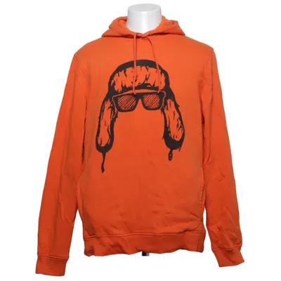 Capuchon sweater (Oranje, Zwart) van B&C Collection Katoen, Gerecycled polyester