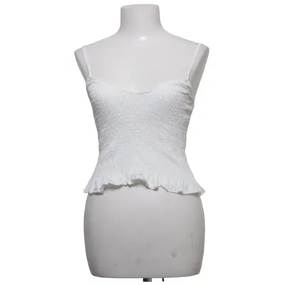 Crop top (Blanc) de Stradivarius Coton, Polyester