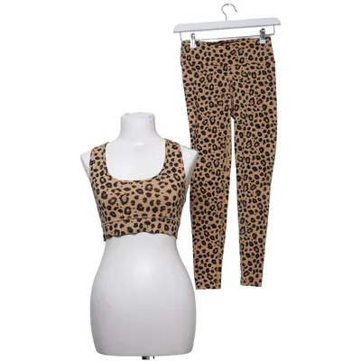 Ensemble de vêtements de sport (Beige, Noir) de Hey Honey Élasthane, Polyamide