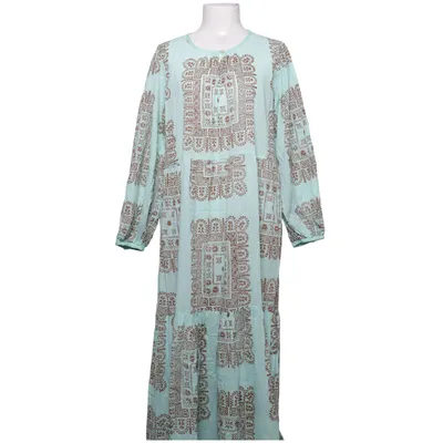 Maxi jurk (Blauw, Bruin, Meerkleurig) van Antik Batik Katoen