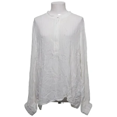 Blouse (White) from Rue de Femme Metallic fiber, Viscose