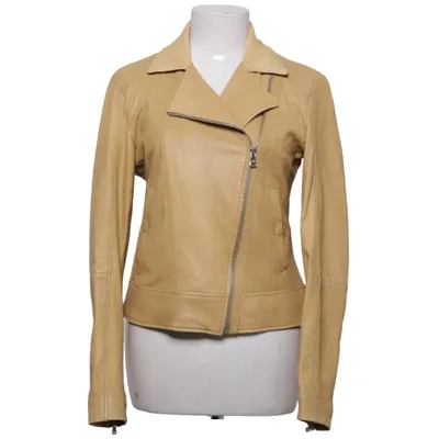 Biker jacket (Beige) from Massimo Dutti