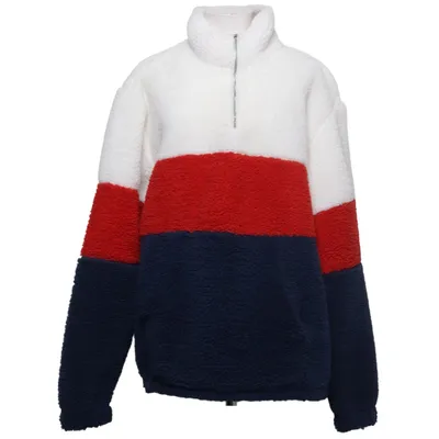 Fleece sweater (White, Red, Blue) from Primark Polyester