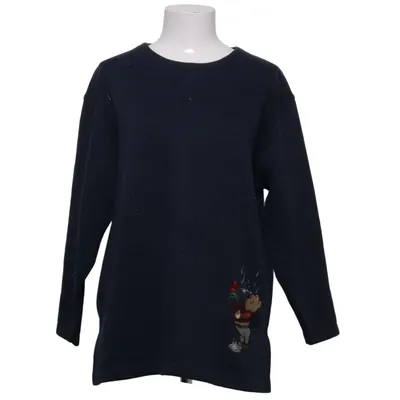 Sweatshirt (Bleu) de Marine Bleu Coton, Polyester