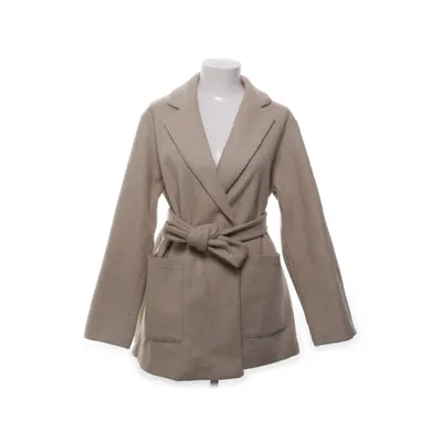 Coat (Beige) from Zara Polyester
