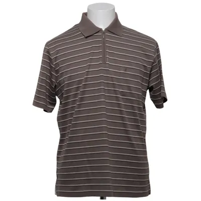 Polo shirt (Brown, White) from Ragman Cotton, Polyester