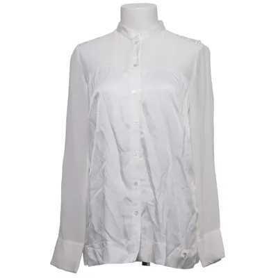 Blouse (White) from Tru Trussardi Cotton, Silk
