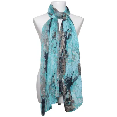 Sjal (Blå, Flerfärgad) från Comma Polyester