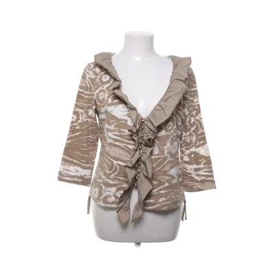 Blouse (Bruin) van Airfield Katoen, Elastaan