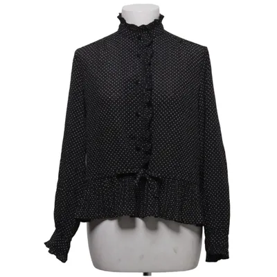 Blouse (Black, White) from Smiley Vintage