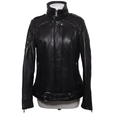 Läderjacka (Svart) från Jofama by Marie Serneholt Skinn, Polyester