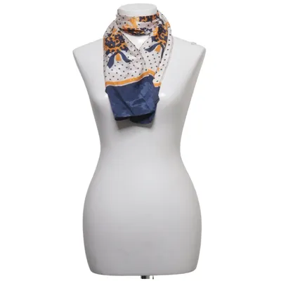 Cravat (Wit, Blauw, Geel)