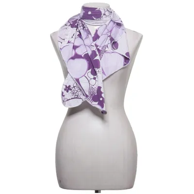 Echarpe à costume (Violet, Blanc) de Cacharel Élasthane, Polyamide