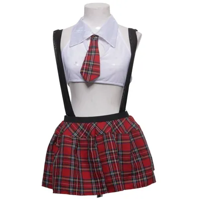 Fancy dress (Red, White, Black) Cotton, Polyester