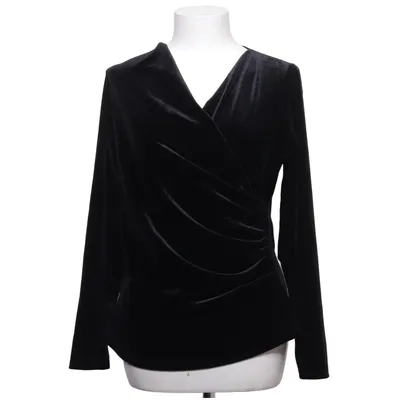 Wrap top (Black) from Camilla Thulin Elastane, Polyester