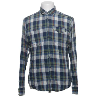 Flanellskjorta (Indigo Check Shirt) från Gsus Sindustries Bomull