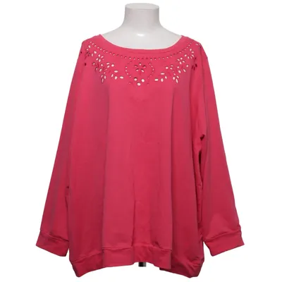 Sweatshirt (Pink) fra Janina Curved Bomuld, Polyester