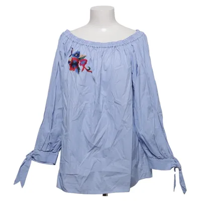 Blouse (Bleu, Blanc) de Van Laack Coton
