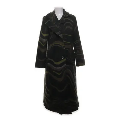 Coat (Green, Multicolored) from Surkana Polyester, Wool