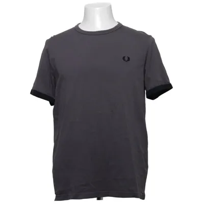 T-shirt (Grijs) van Fred Perry Katoen, Elastaan
