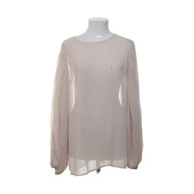 Blouse (Beige, White, Transparent) from Blond Hour Polyester