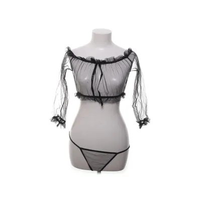 Ondergoed set (Zwart) van Shein Katoen, Polyester