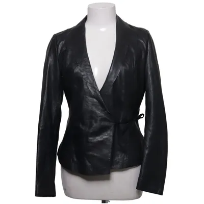 Leather jacket (Black) from Tigha