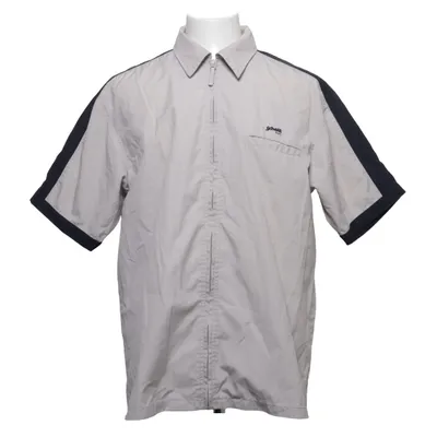 Short sleeve shirt (Beige, Blue) from Schott NYC Cotton, Polyester
